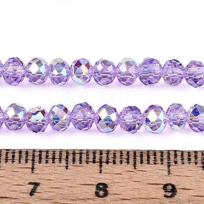 Transparent Glass Beads Strands X-EGLA-N016-4mm-03-1
