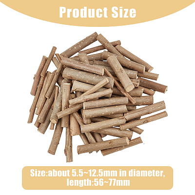 Rustic Wooden Sticks DIY-WH0002-55-1