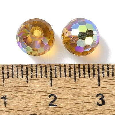 AB Color Plated Glass Beads EGLA-P059-02A-AB17-1