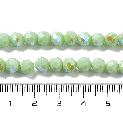 Opaque Glass Beads Strands EGLA-A035-P6mm-L20-1