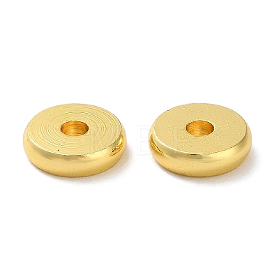 Rack Plating Brass Spacer Beads KK-F090-17G-02-1