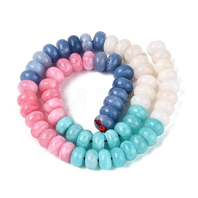 Natural White Jade Beads Strands G-Q613-01F-41-1