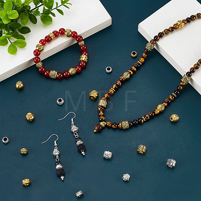 150Pcs 15 Styles Alloy European Beads FIND-PH0060-41-1