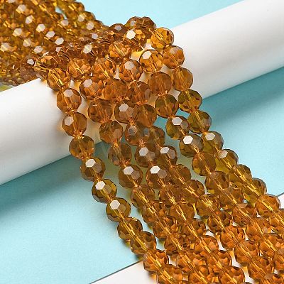 Transparent Glass Beads EGLA-A035-T10mm-D04-1