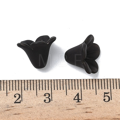 Frosted Flower Acrylic Beads X-FACR-5332-12A-1