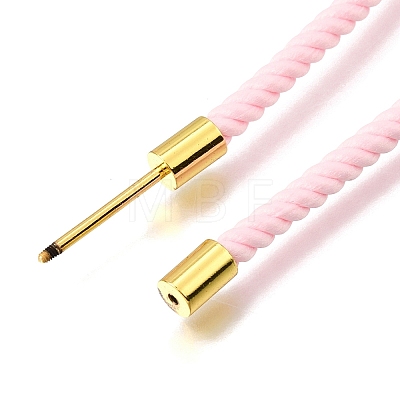 3MM Round Nylon Milan Cord Necklaces Making NJEW-H091-01G-29-1