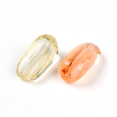 Transparent Acrylic Beads TACR-T028-36E-1