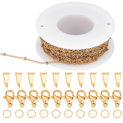 DIY Chain Necklaces Making Kits DIY-SC0020-82-1