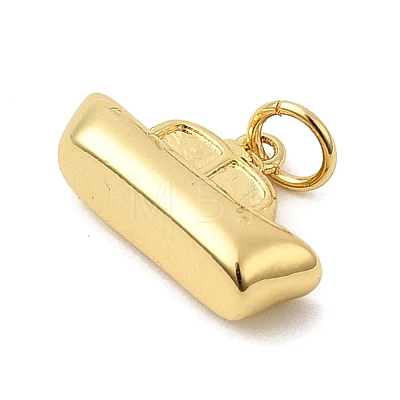 Ship Brass Pendants KK-CJC0013-13G-1