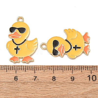 Alloy Enamel Pendants AL-CBA5FAE-04G-A-1