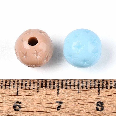 Opaque Acrylic Beads OACR-N150-07-1