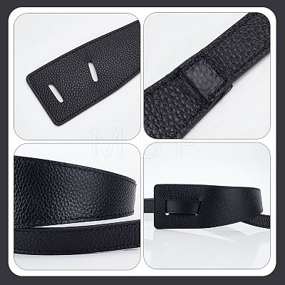 Cowhide Leather Chain Belts AJEW-WH0348-192A-01-1