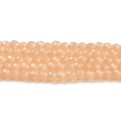 Glass Imitation Jade Beads Strands GLAA-H021-05-02-1