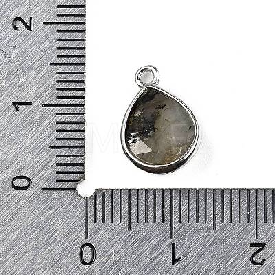 Natural Labradorite Faceted Pendants G-U019-05P-08-1