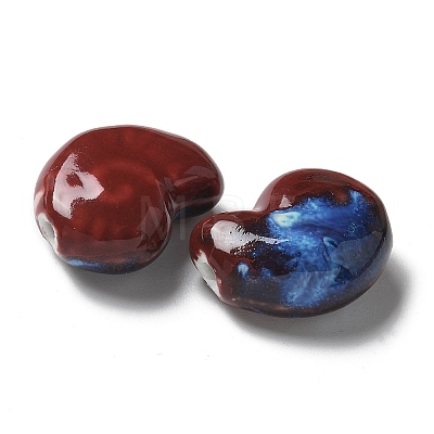 Handmade Porcelain Beads X-PORC-L080-F-1