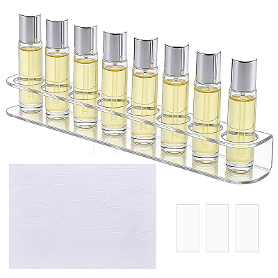 1 Set 8 Holes Plastic Storage Holders AJEW-GA0010-56-1