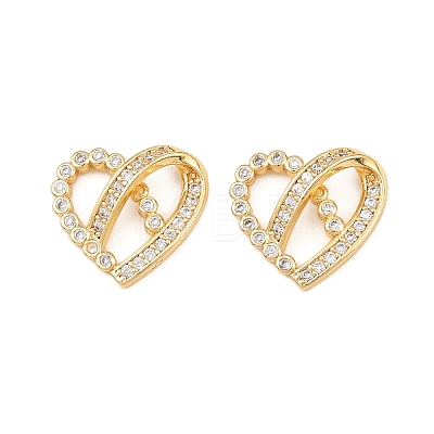 Brass Micro Pave Cubic Zirconia Pendants KK-I475-05G-03-1