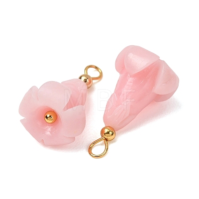 Dyed Synthetic Coral Pendants GG-CBAC295-02G-04-1