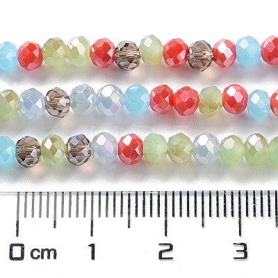 Glass Beads Strands EGLA-A034-M4mm-49-1