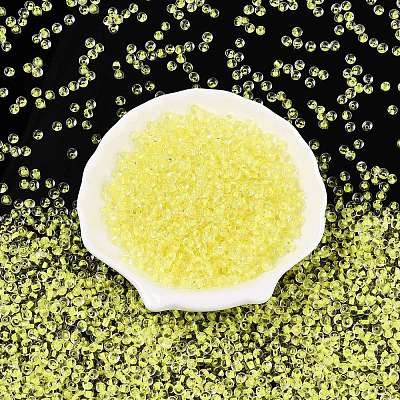 6/0 Inside Colours Transparent Glass Seed Beads X1-SEED-T007-07C-1