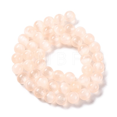 Natural Selenite Beads Strands G-C142-01A-08-1