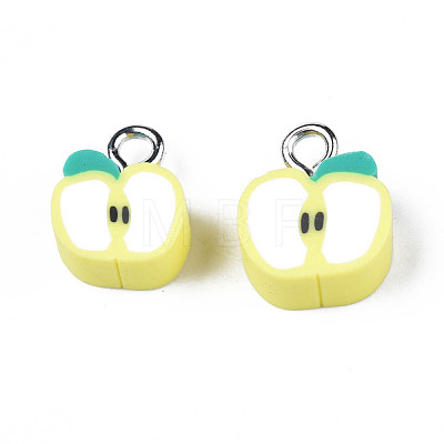 Handmade Polymer Clay Charms CLAY-N006-42-1