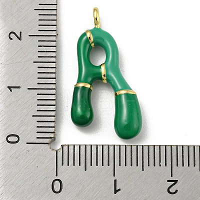 Brass Enamel Pendants KK-E093-03G-A-1