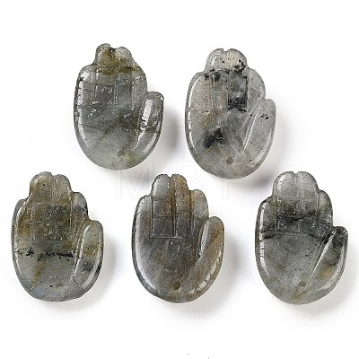 Natural Labradorite Pendants G-K359-03E-1