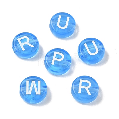 Transparent Acrylic European Beads MACR-K365-02B-03-1
