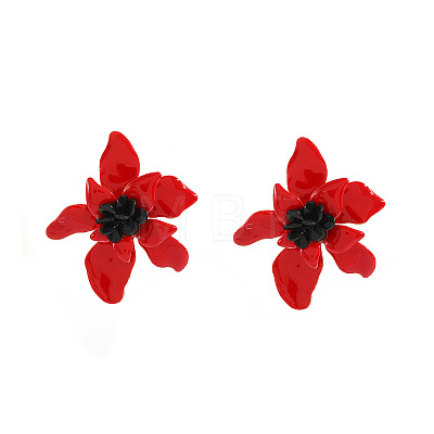 Plastic Stud Earrings for Women WGA3617-01-1