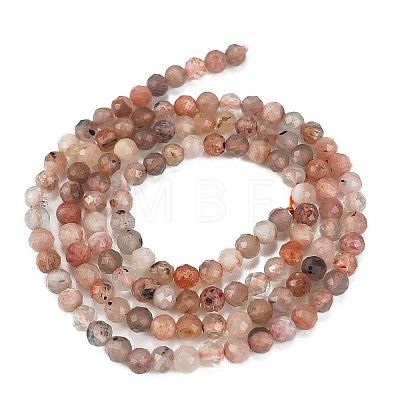 Natural Sunstone Beads Strands X-G-L597-C01-01-1