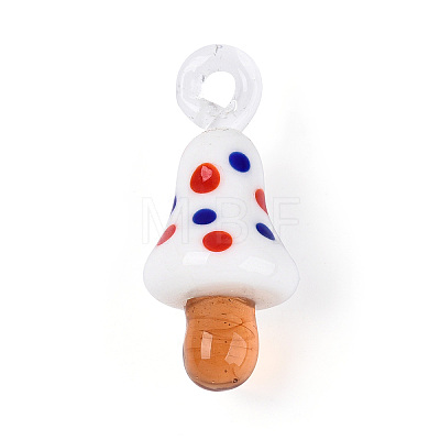 Handmade Lampwork Pendants LAMP-T025-05M-1