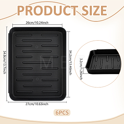 Plastic Boot Tray AJEW-WH0609-935-1