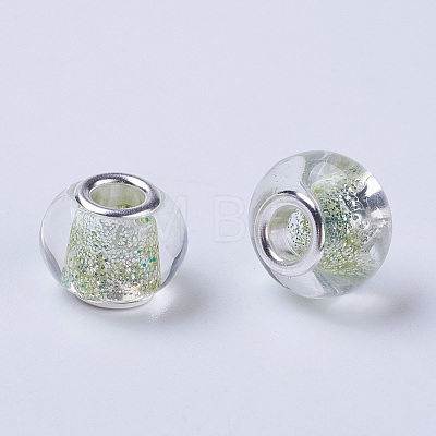 Glass European Beads GLAA-F082-A02-1