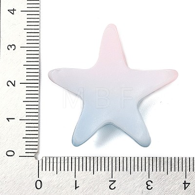 Gradient Color Opaque Resin Decoden Cabochons CRES-P036-01A-03-1