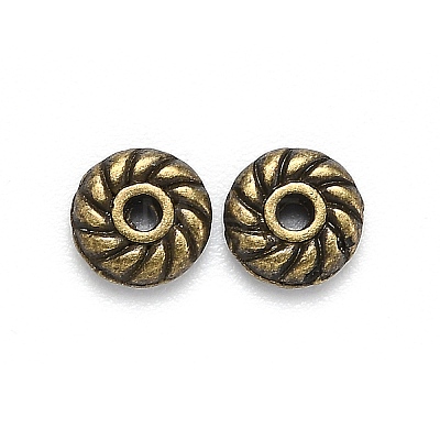 Tibetan Style Alloy Spacer Beads K0P9F071-1
