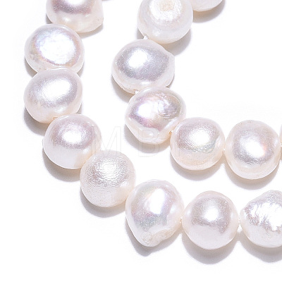 Natural Cultured Freshwater Pearl Beads Strands PEAR-N014-08E-1