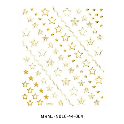 3D Goldenrod Nail Water Decals MRMJ-N010-44-004-1