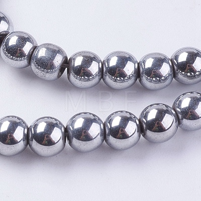 Magnetic Synthetic Hematite Beads Strands X-G-H1097-1-1