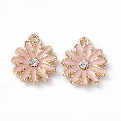 Alloy Rhinestone Pendants PALLOY-P287-01LG-1