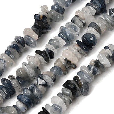 Natura Blue Rutilated Quartz Beads Strands GG-CBAC13F-B02-01-1