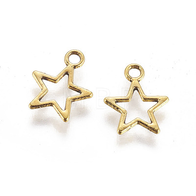 Tibetan Style Alloy Charms X-GLF10651Y-NF-1