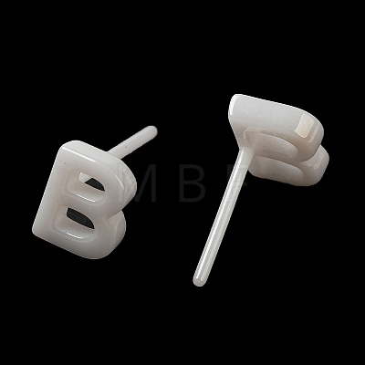 Hypoallergenic Bioceramics Zirconia Ceramic Stud Earrings EJEW-F340-04B-1