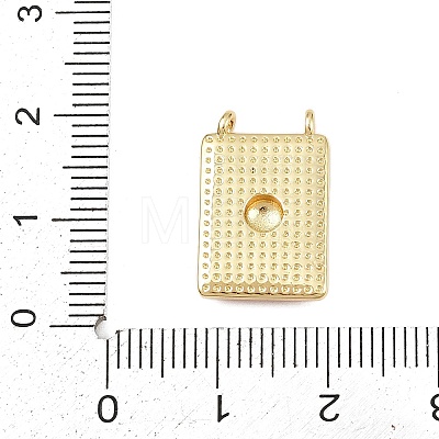 Brass Enamel Pendants KK-L251-01G-D-1