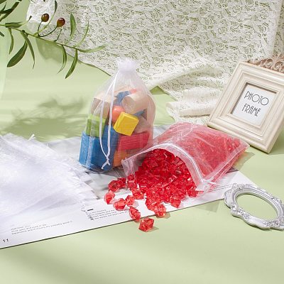 Organza Gift Bags with Drawstring OP-R016-17x23cm-04-1
