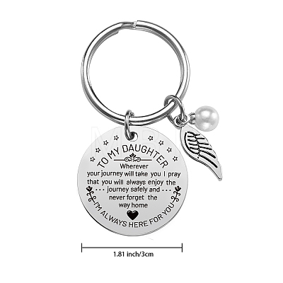 Stainless Steel Keychain KEYC-WH0022-012-1