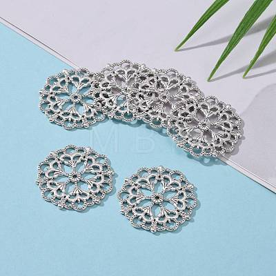 Tibetan Style Filigree Joiners Links TIBE-A11623-AS-FF-1