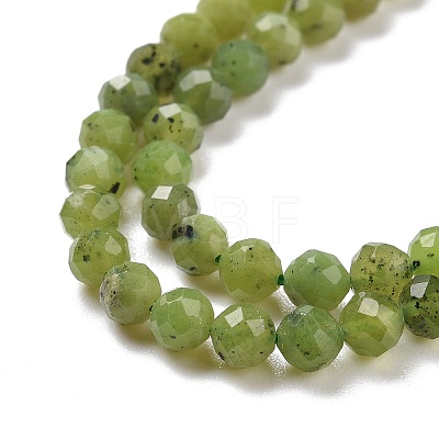 Natural Olive Jade Beads Strands G-D463-13C-1