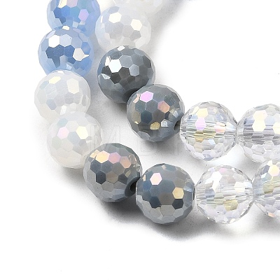 Electroplate Glass Beads Strands EGLA-D300-06-8mm-05-1