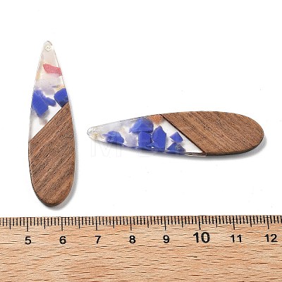 Resin and Walnut Pendants FIND-R051-14G-1